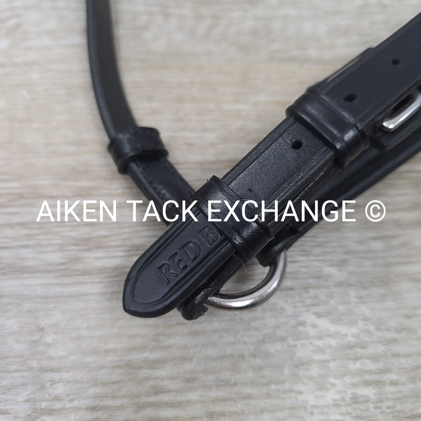 KL Select Red Barn Drop Noseband, Black, Size Cob