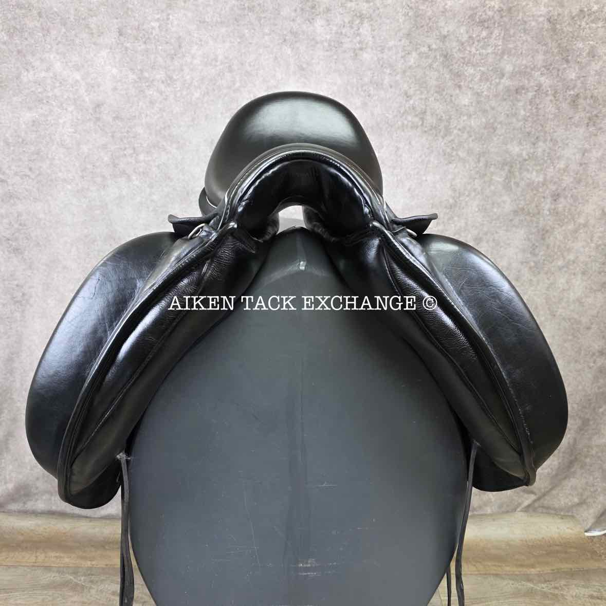 2015 Custom Saddlery Wolfgang Omni Dressage Saddle, 18" Seat, Adjustable Tree, Wool Flocked Panels