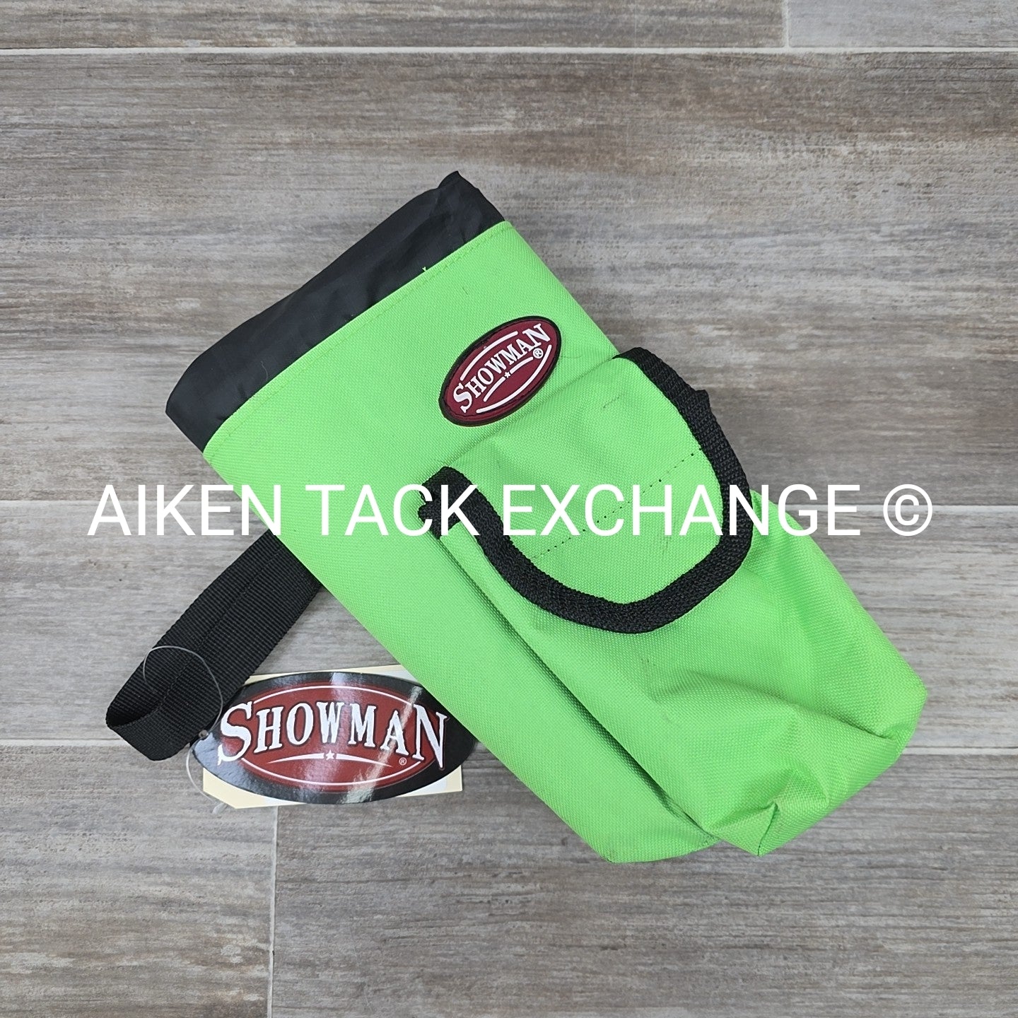 Showman Nylon Insulated Bottle Carrier with Pocket