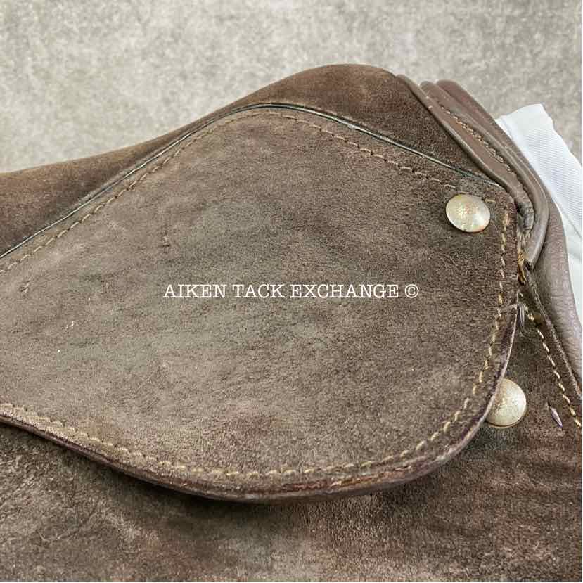 Gladiator Suede All Purpose Polo Saddle, 19" Seat, Medium Tree, Foam Panels