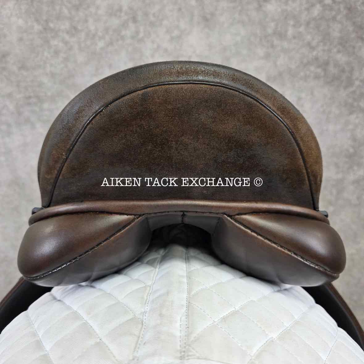 2004 Black Country Vinici Monoflap Dressage Saddle, 17.5" Seat, MW/W Tree, Wool Flocked Panels