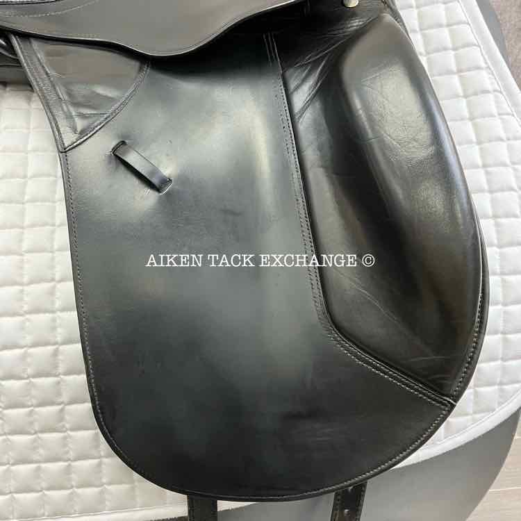 2002 Kieffer Lech DL Dressage Saddle, 17" Seat, Medium Tree, Wool Flocked Panels