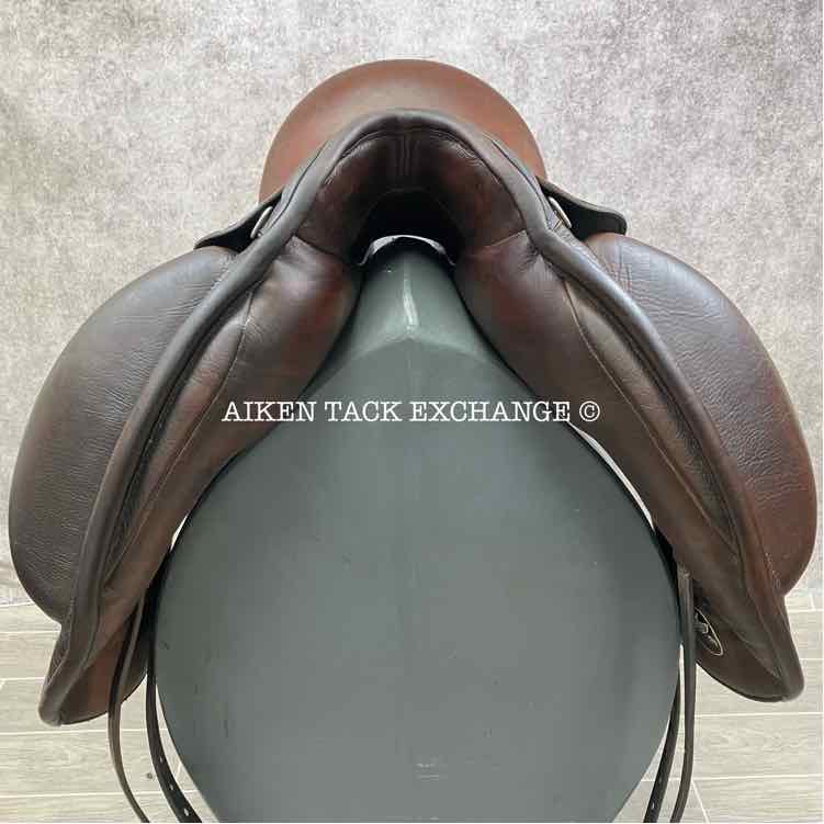 2018 Custom Saddlery Icon Star Monoflap Dressage Saddle, 17.5" Seat, Adjustable Tree, Wool Flocked Panels