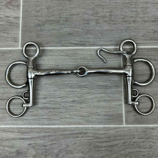 Korsteel Single Joint Short Shank Pelham Bit 5.25"