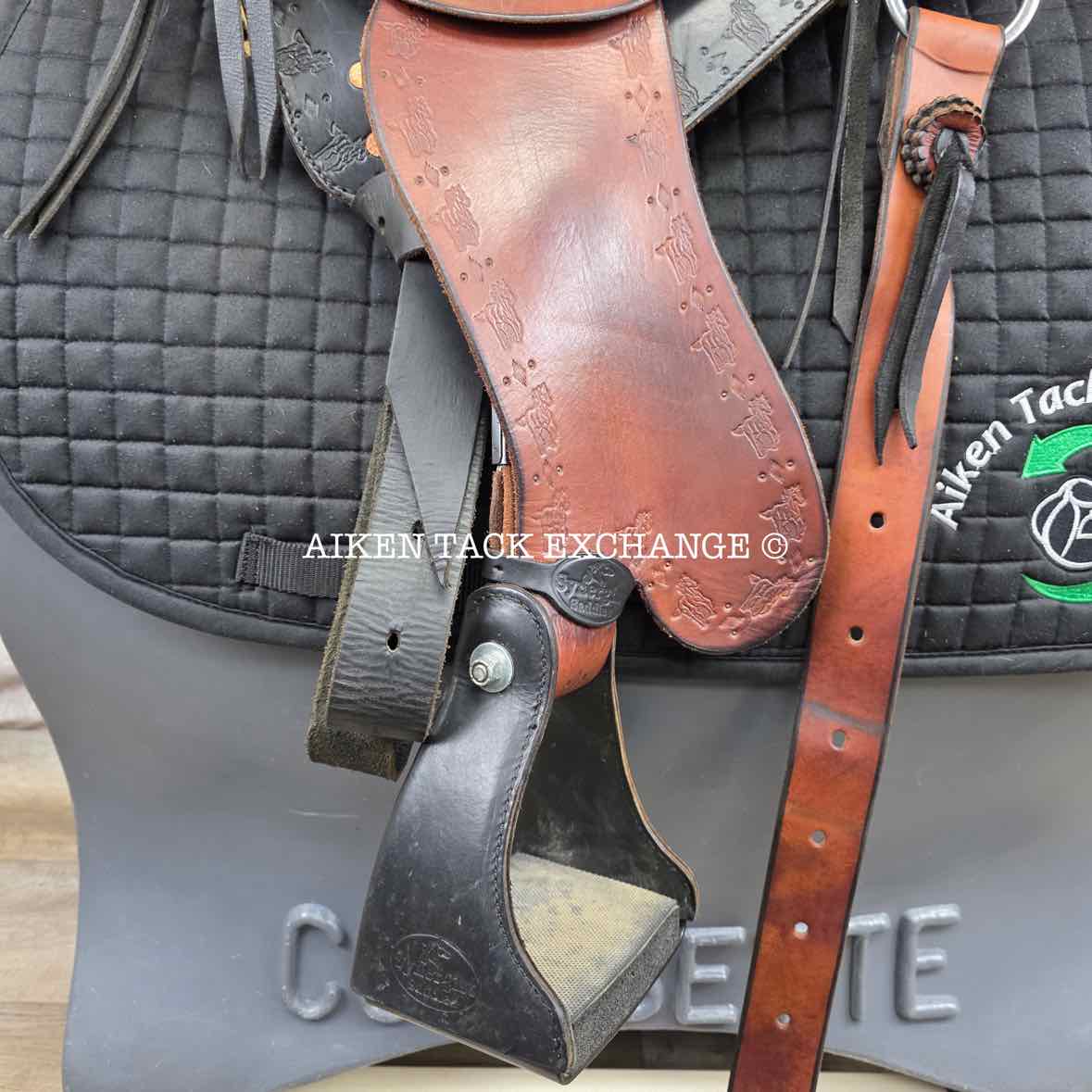 2016 Synergist Lightweight Trail Western Saddle, 15" Seat, Extra Wide Tree