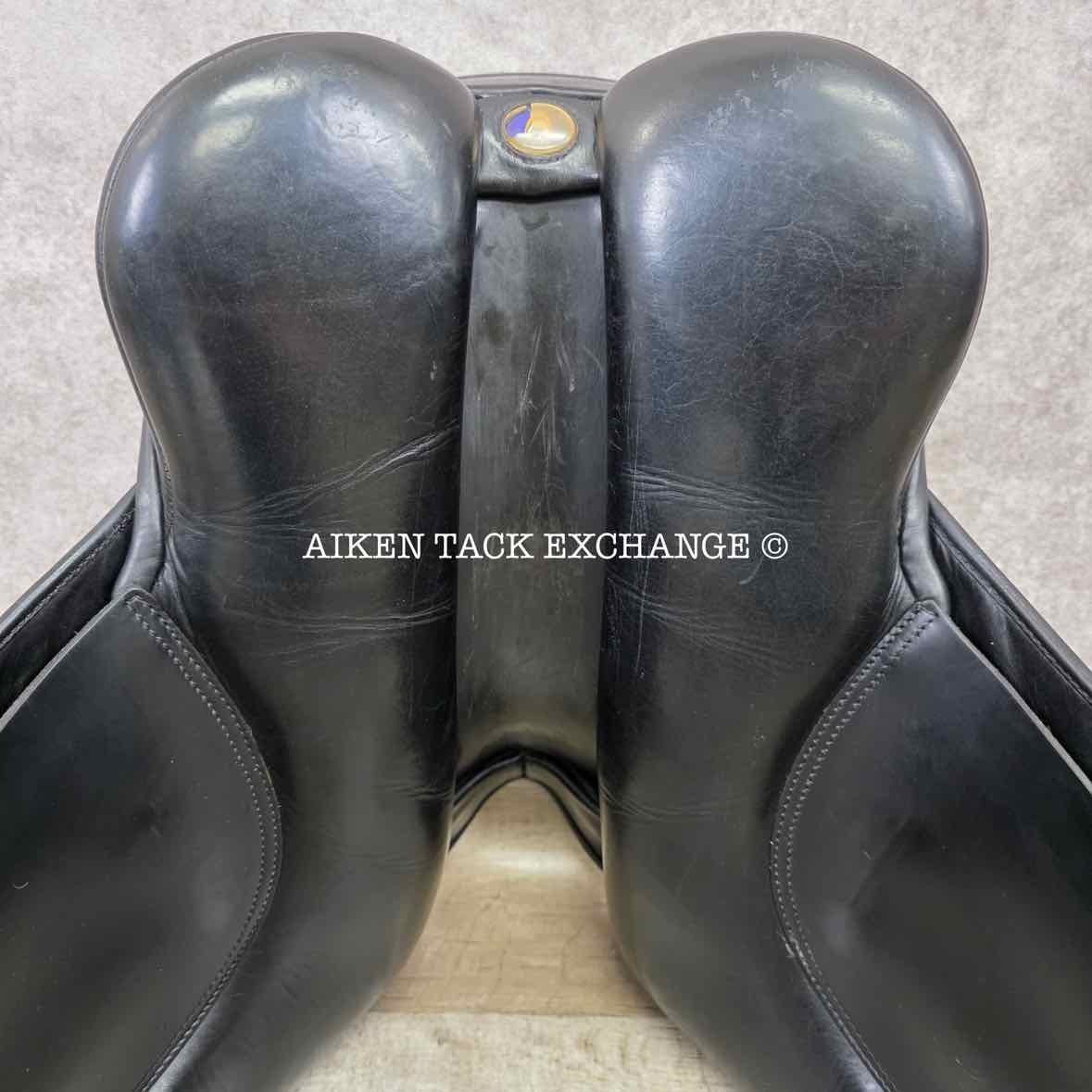 2005 Bates Isabell Werth Dressage Saddle, 17.5" Seat, Adjustable Tree - Changeable Gullet, CAIR Panels