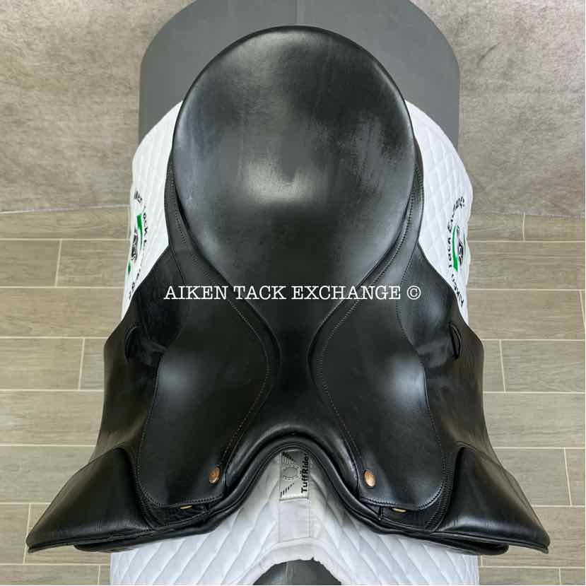 **SOLD** 2004 Bates Caprilli Dressage Saddle, 17" Seat, Adjustable Tree - Changeable Gullet, CAIR Panels