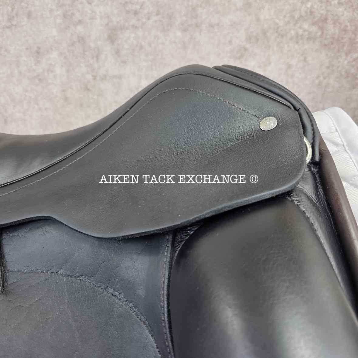 2014 Custom Saddlery Advantage Monoflap Dressage Saddle, 18" Seat, Adjustable Tree, Wool Flocked Panels