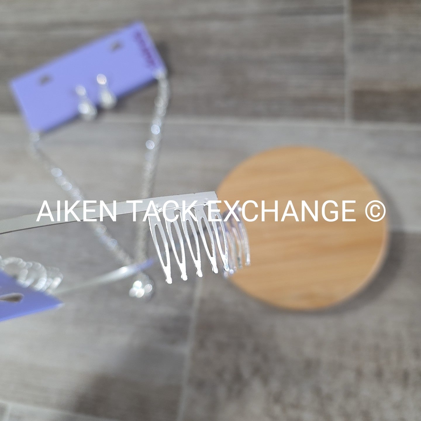 Claire's Bundle - 1 Tiara, 1 Set of Earrings, 1 Necklace