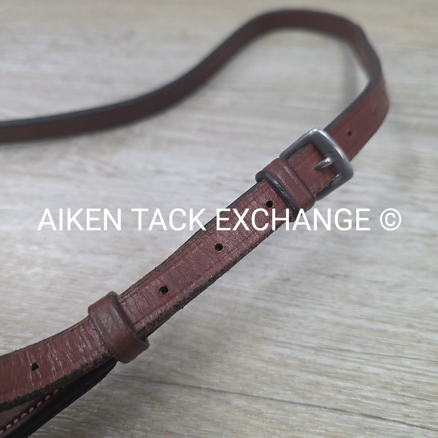 Plain Raised Figure 8 Noseband, Brown, Size Full
