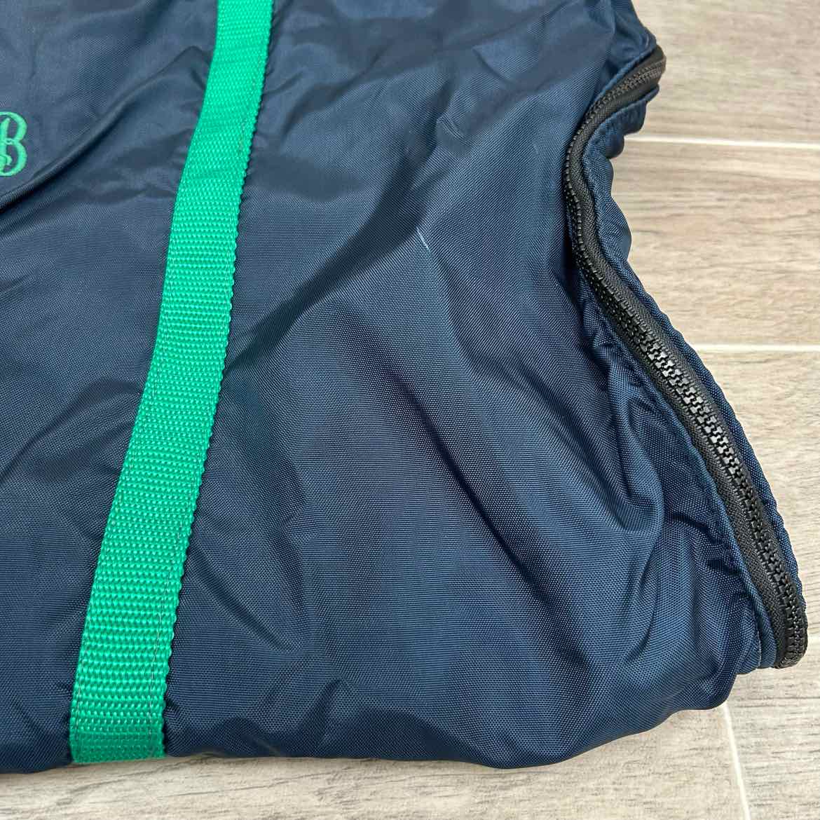 Fleece Lined Saddle Carrier Case with Monogram Embroidery