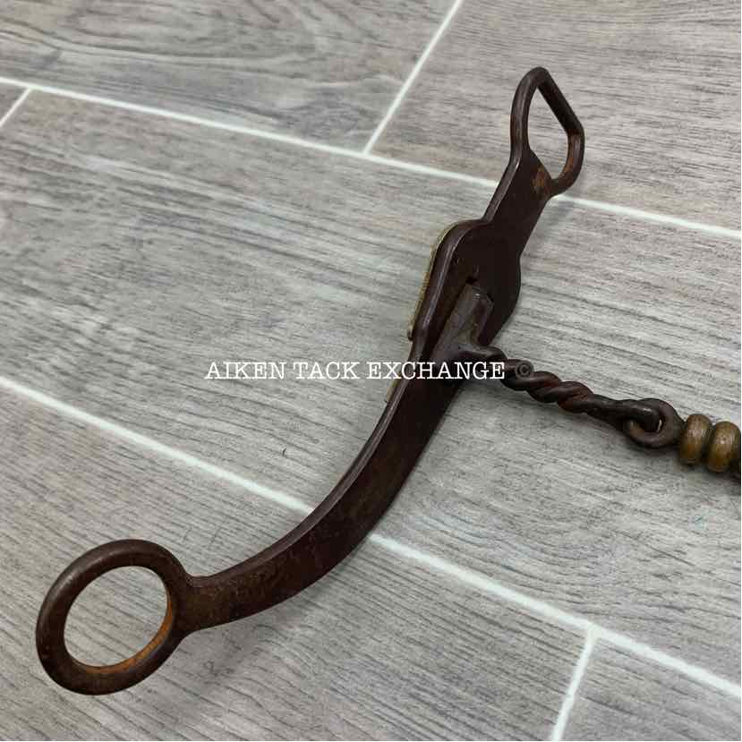 Classic Equine Gist Copper Dogbone Twisted Shanked Bit 5.5"