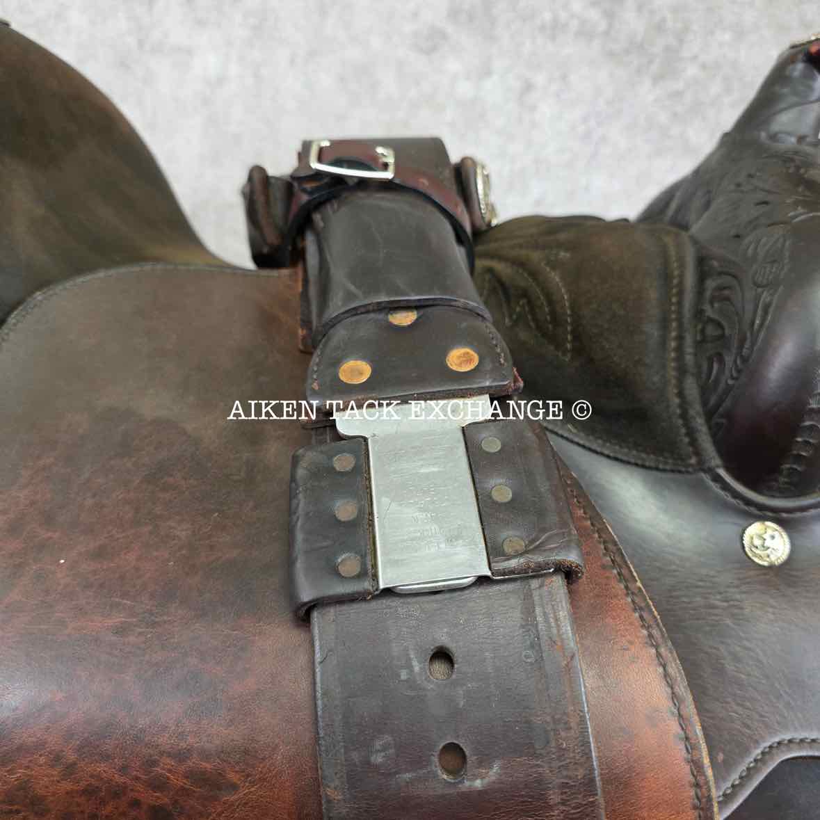 2001 Circle Y 2375 Equitation Western Saddle, 16.5" Seat, Regular Tree - Semi QH Bars
