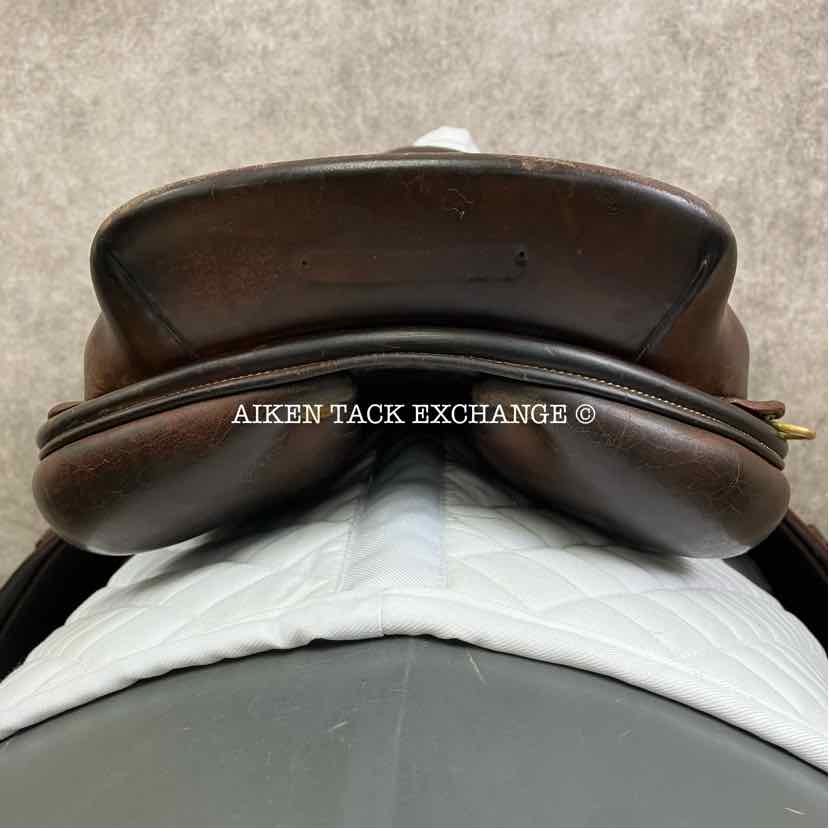 1997 PJ by Bruno DelGrange Close Contact Jump Saddle, 17.5" Seat, 4L Flap, Medium Wide Tree, Foam Panels