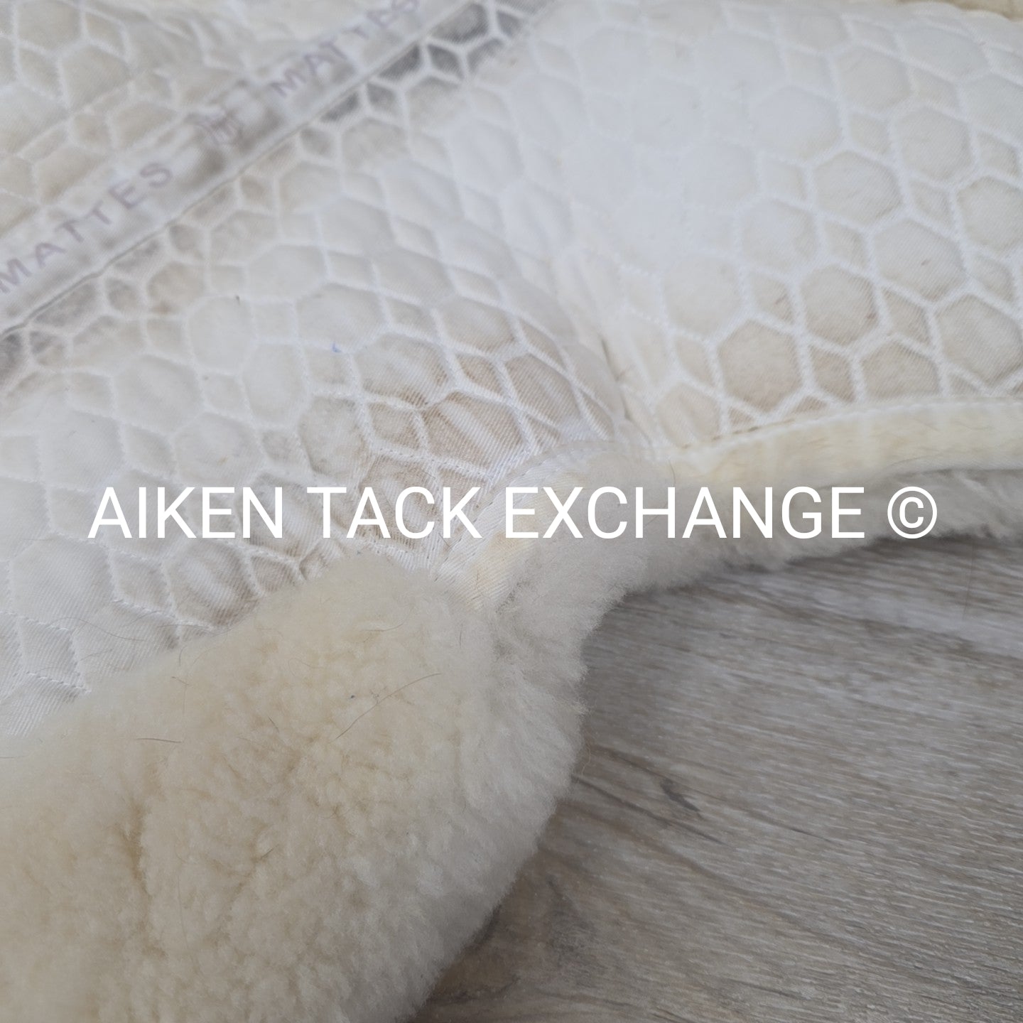 Mattes Platinum Sheepskin Half Pad, Dressage, Size Medium