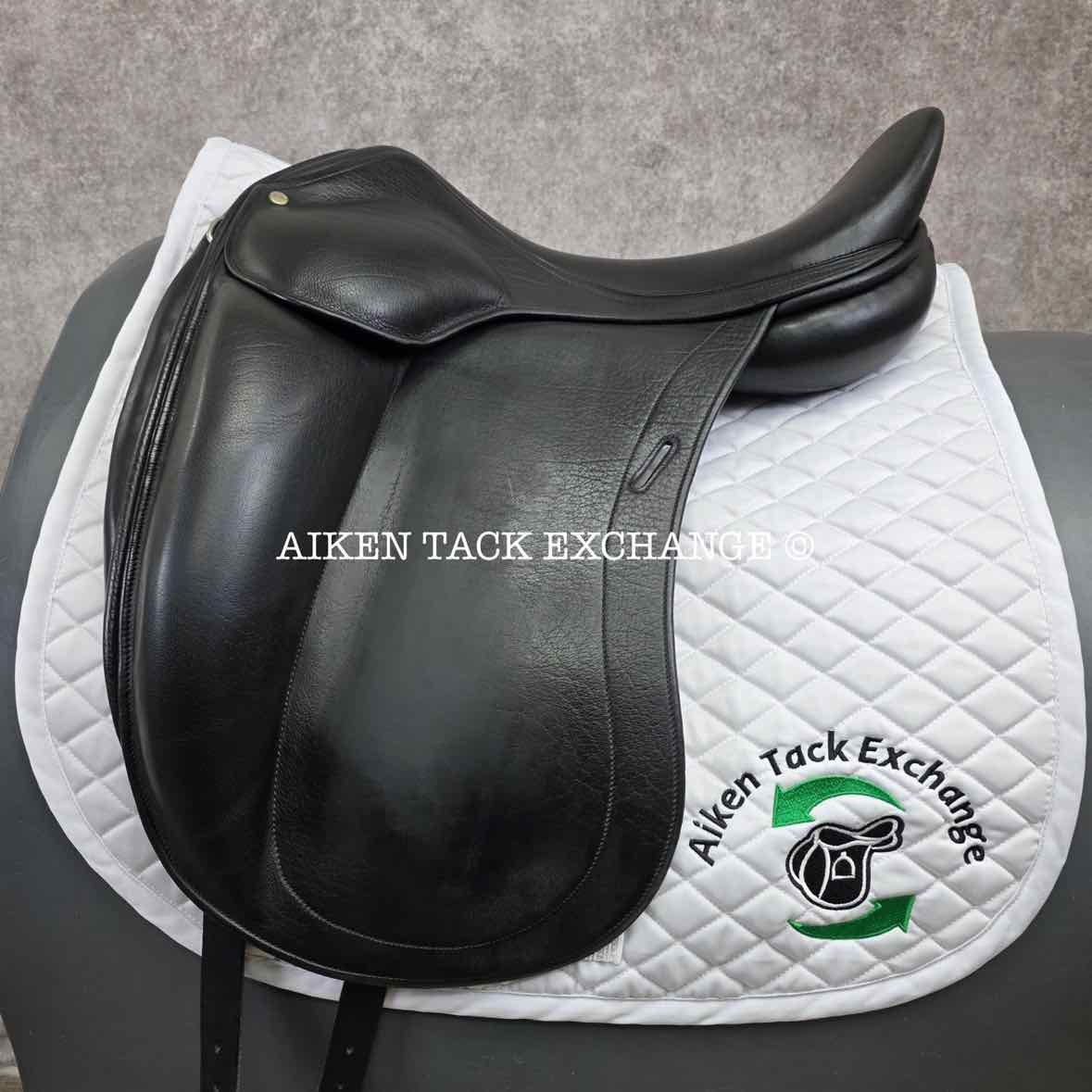 1999 Childeric DAC Monoflap Dressage Saddle, 18" Seat, 3 Flap, Wide Tree, Foam Panels