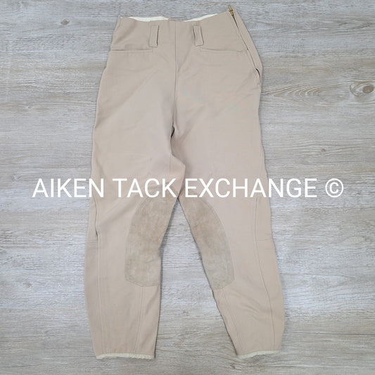 Equi-Stretch Prestige Side Zip Knee Patch Breeches, Size 27