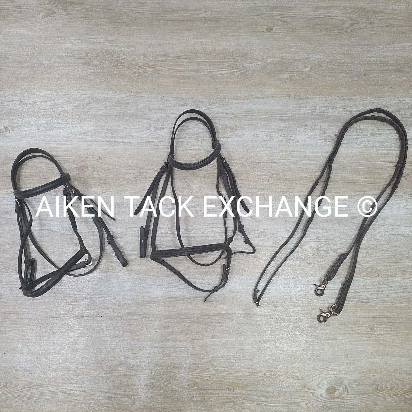 BARGAIN BUNDLE: 2 Bridles & 1 Pair Laced Reins