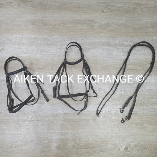 BARGAIN BUNDLE: 2 Bridles & 1 Pair Laced Reins
