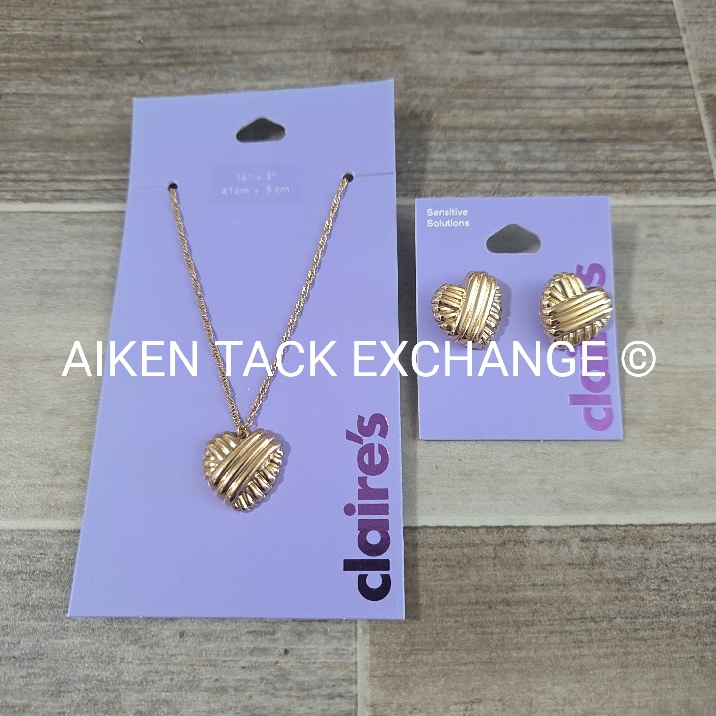 Claire's Necklace + Earring Set
