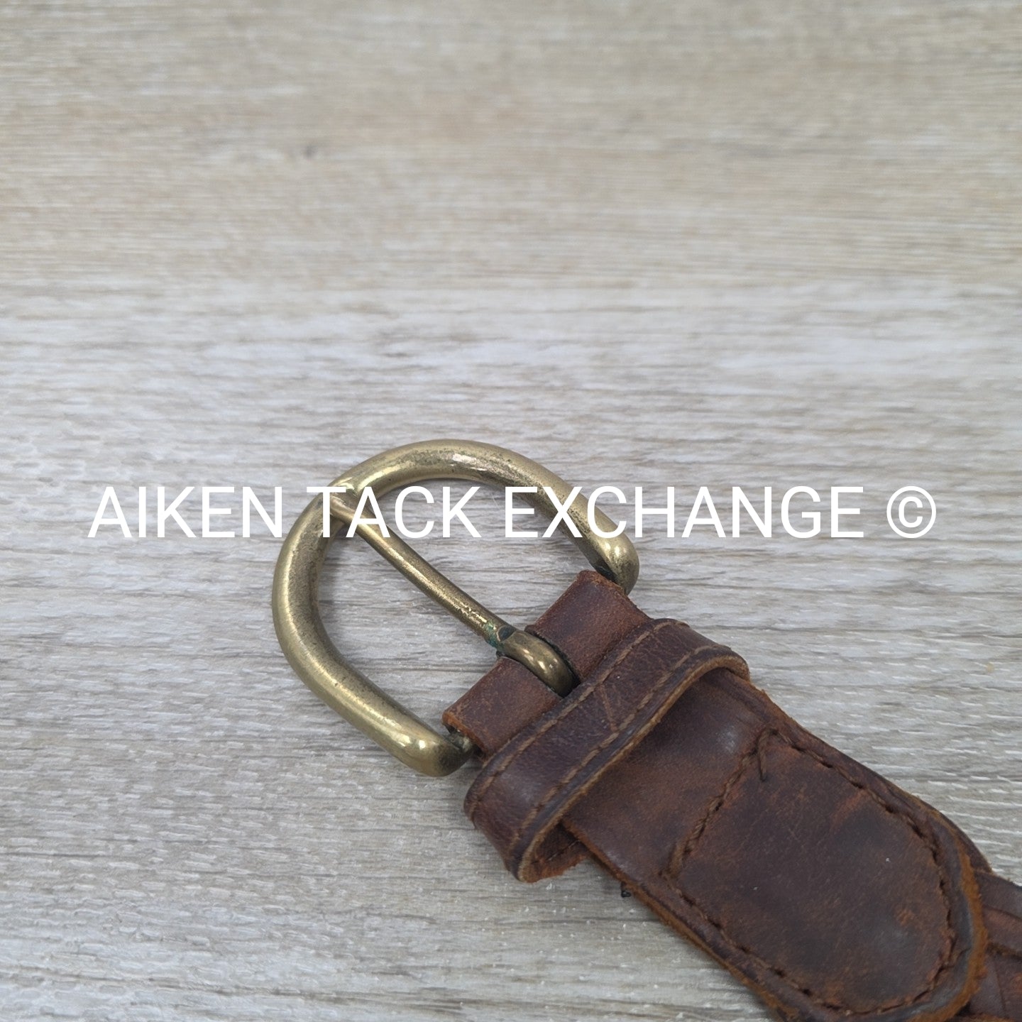 Braided Leather Belt, 34