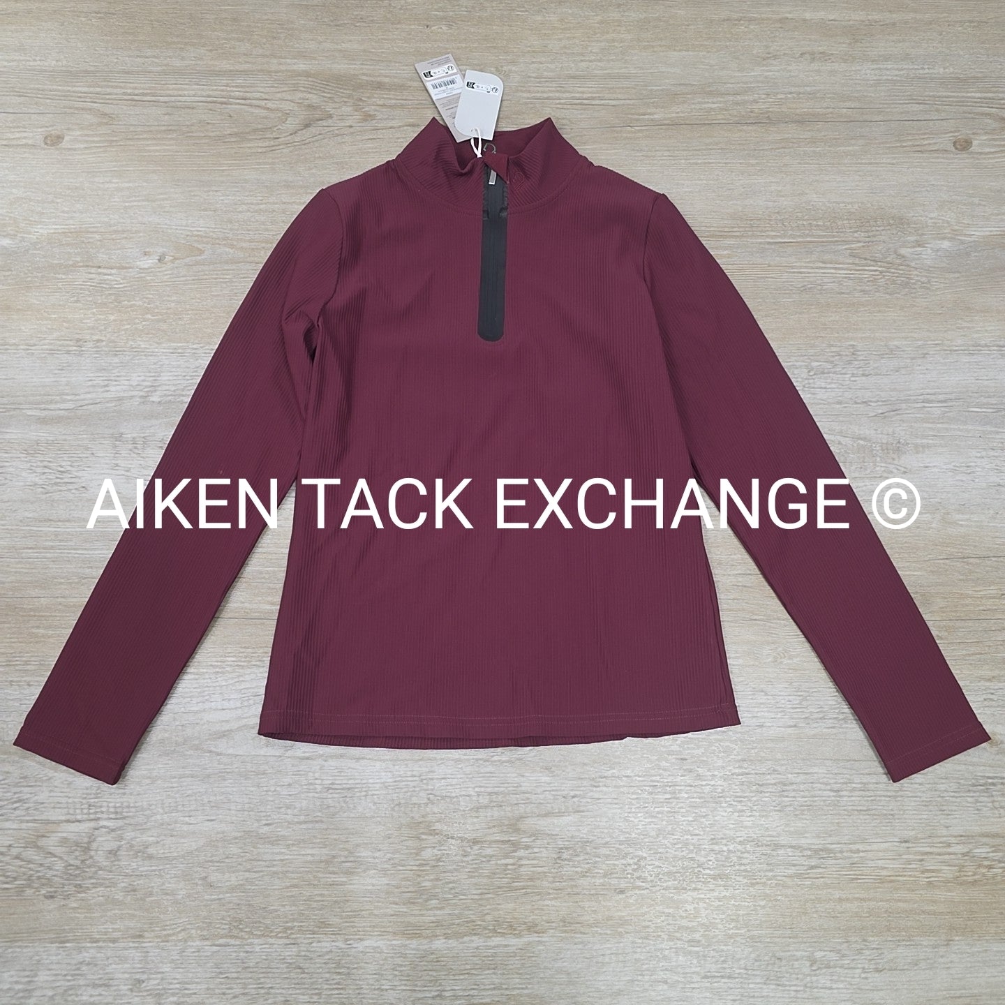 Lauria Garrelli Livigno Ribbed Long Sleeve Top, Size Medium