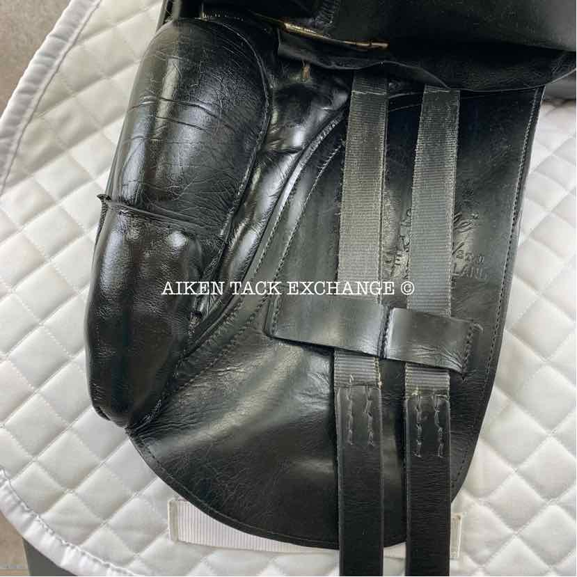 **SOLD** Albion Style SL Dressage Saddle, 16.5" Seat, Short Flap, Medium Tree, Wool Flocked Panels