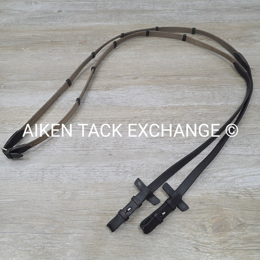 Stubben Cotton Web Reins, Brown, 60"