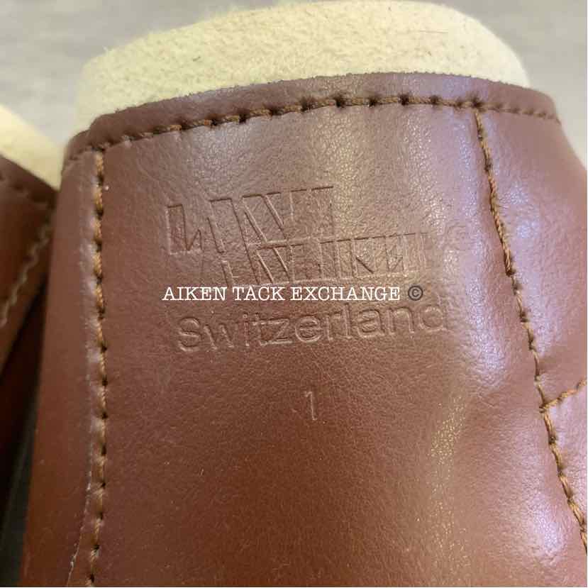 Courbette Laz Anliker Gygax Leather/Sheepskin Fetlock Boots, Size 1