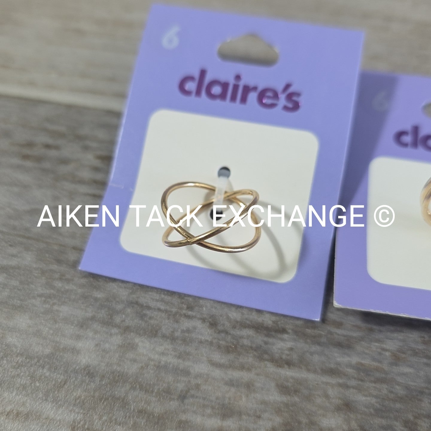 Claire's Rings (3) - Size 6