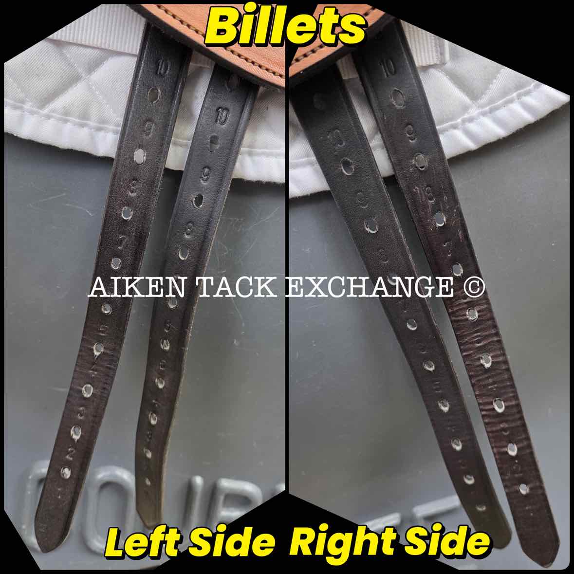 2022 Custom Saddlery Fleur De Lys Monoflap Jump Saddle, 17.5" Seat, Adjustable Tree, Wool Flocked Panels