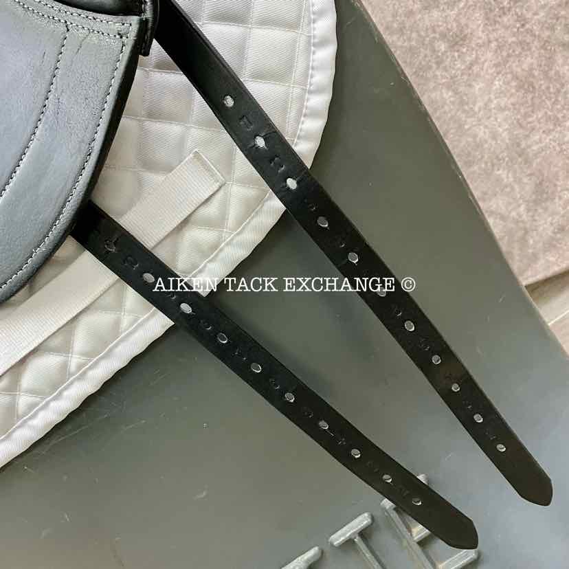 2017 Custom Saddlery Advantage Monoflap Dressage Saddle, 17.5" Seat, Adjustable Tree, Wool Flocked Panels