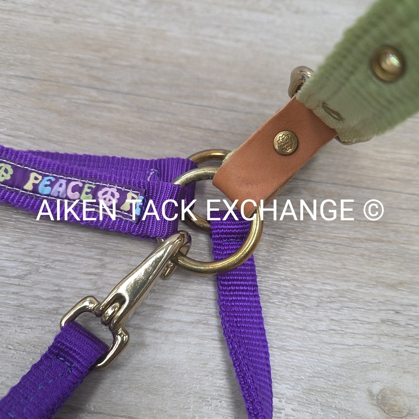 Perri's Nylon Breakaway Halter w/ Cotton Lead Rope, Size Cob