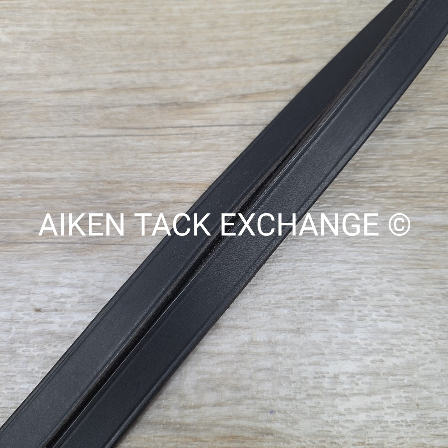 Tony Slatter Saddlery Noseband & Curb Rein, Black, Size Full