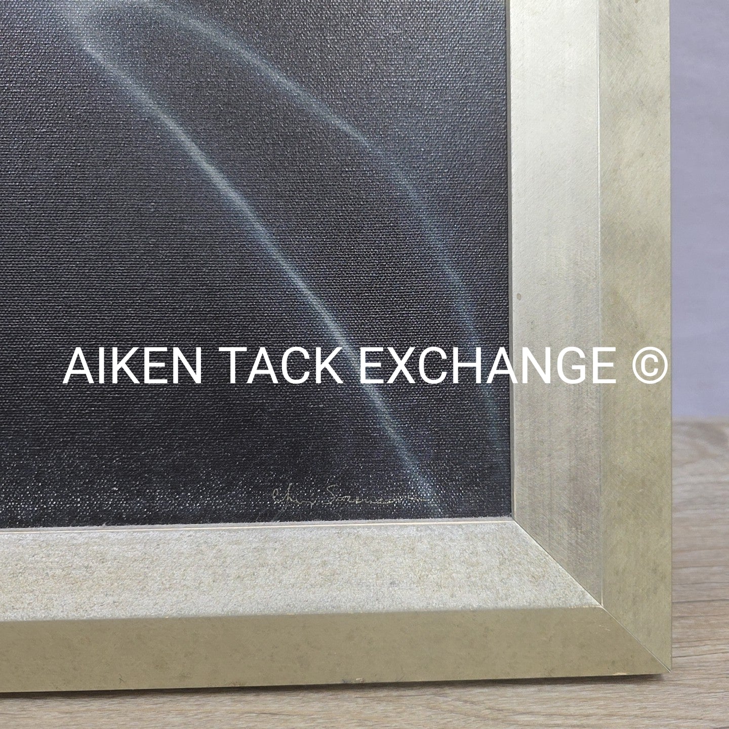 Horse Print on Canvas, 25.5" x 31.5"