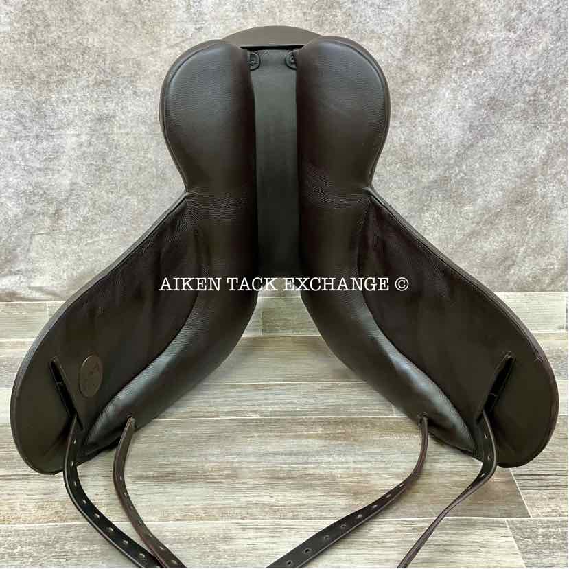 2024 Envy by Custom Saddlery Motion Monoflap Dressage Saddle, 18" Seat, Adjustable Tree, Wool Flocked Panels