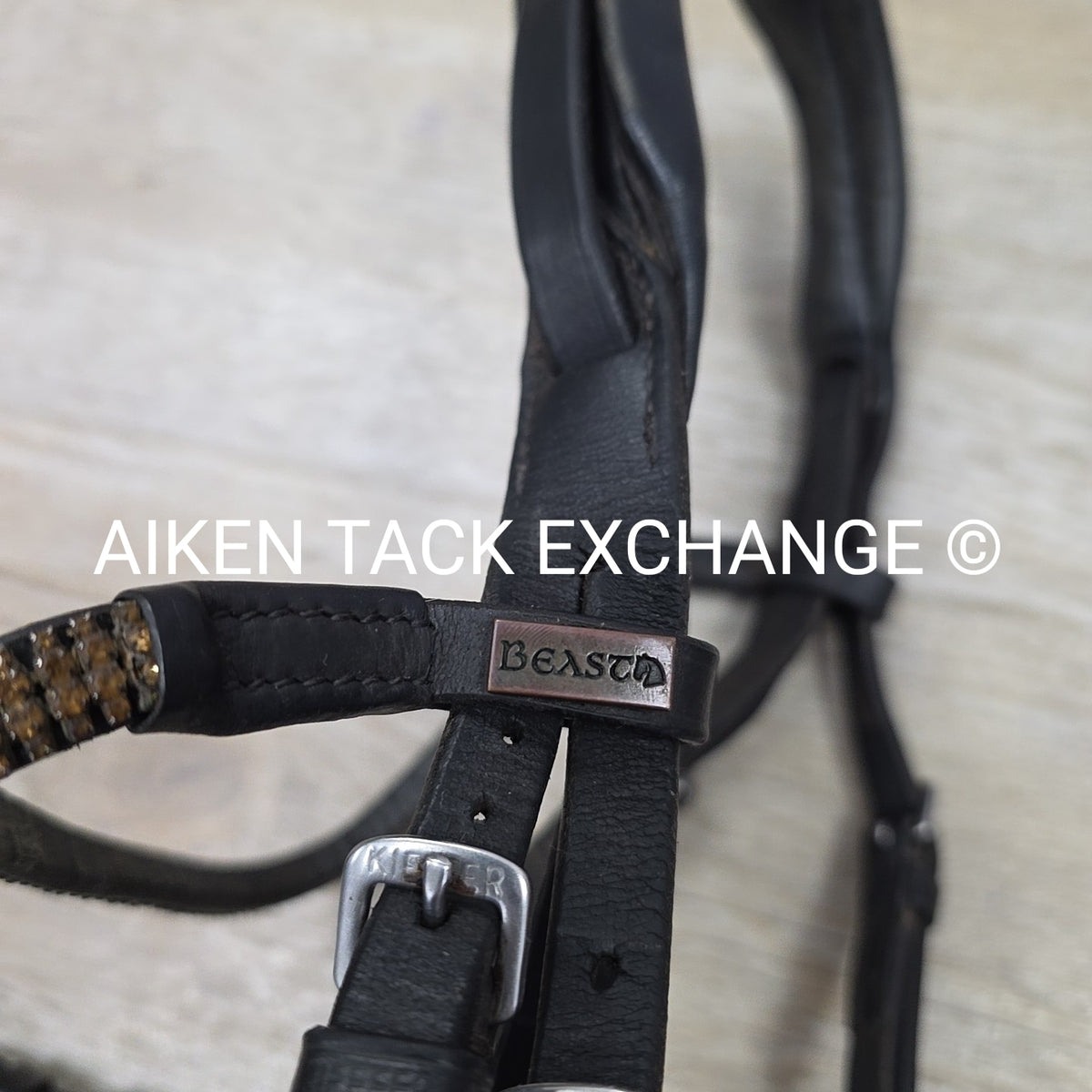 BARGAIN BUNDLE: 2 Dressage Bridles, No Reins, Black, Size Cob & Full