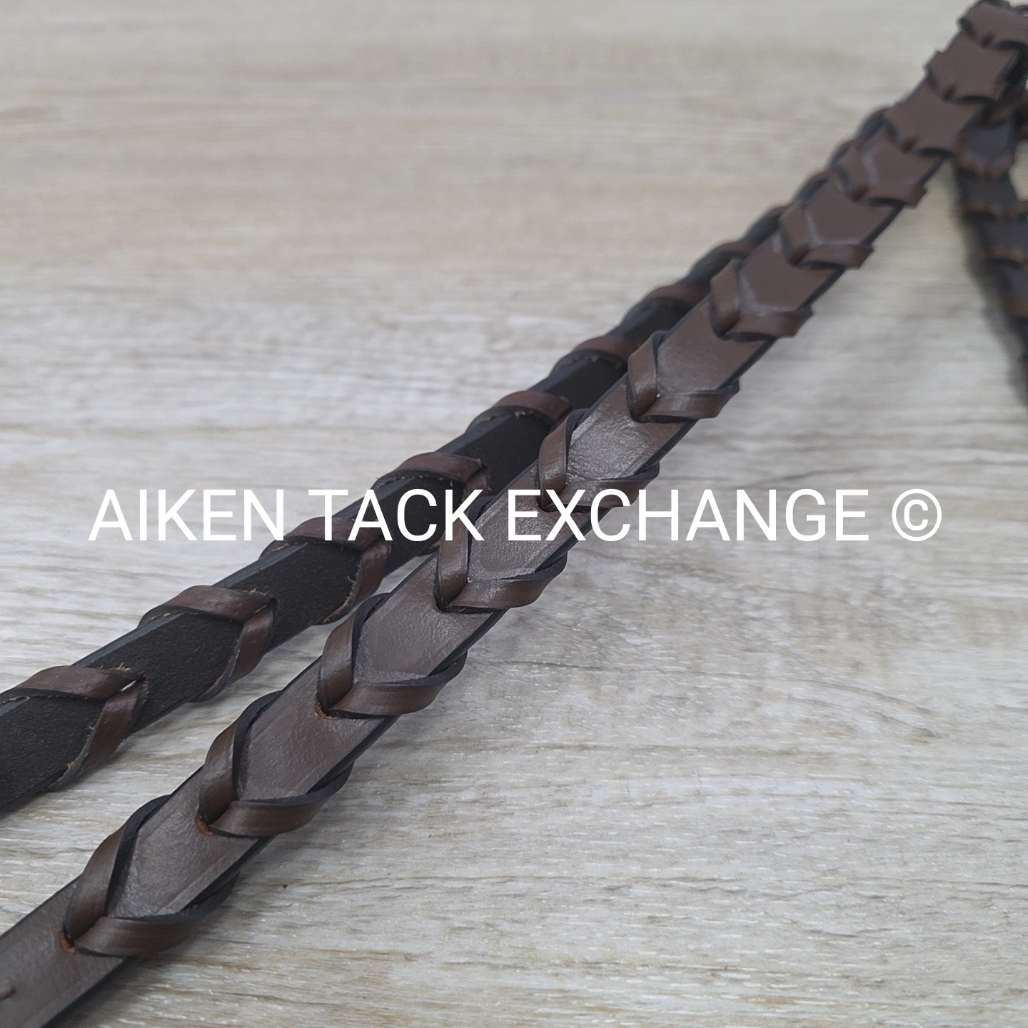 HDR Pro Mono Crown Fancy Stitch Padded Bridle with Reins, Brown, Size Pony