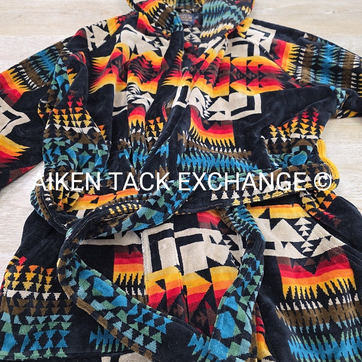 Pendleton Cotton Terry Velour Bathrobe, L/XL