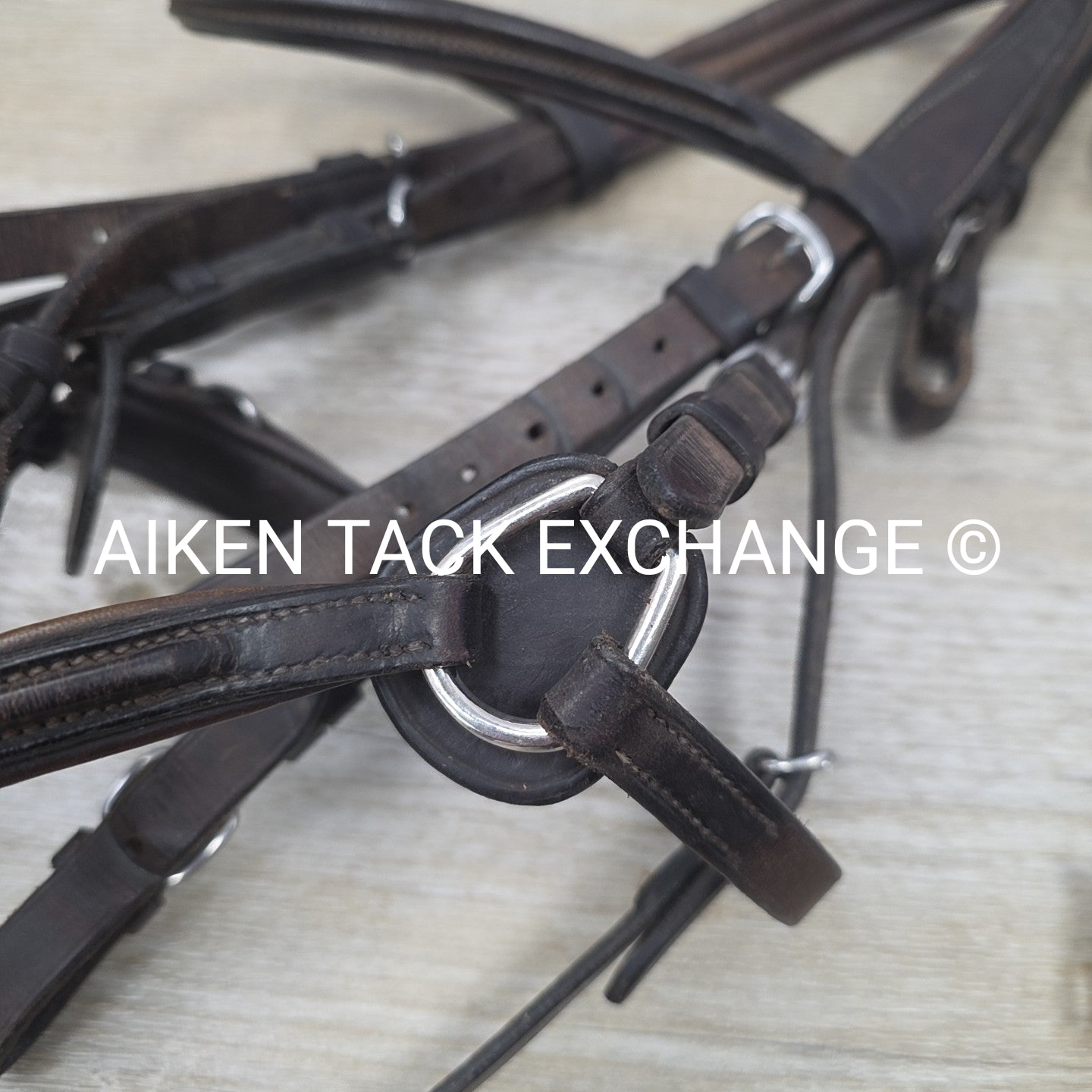 BARGAIN BUNDLE: 2 Vespucci Figure 8 Bridles with Rubber Reins, Brown, Size Full