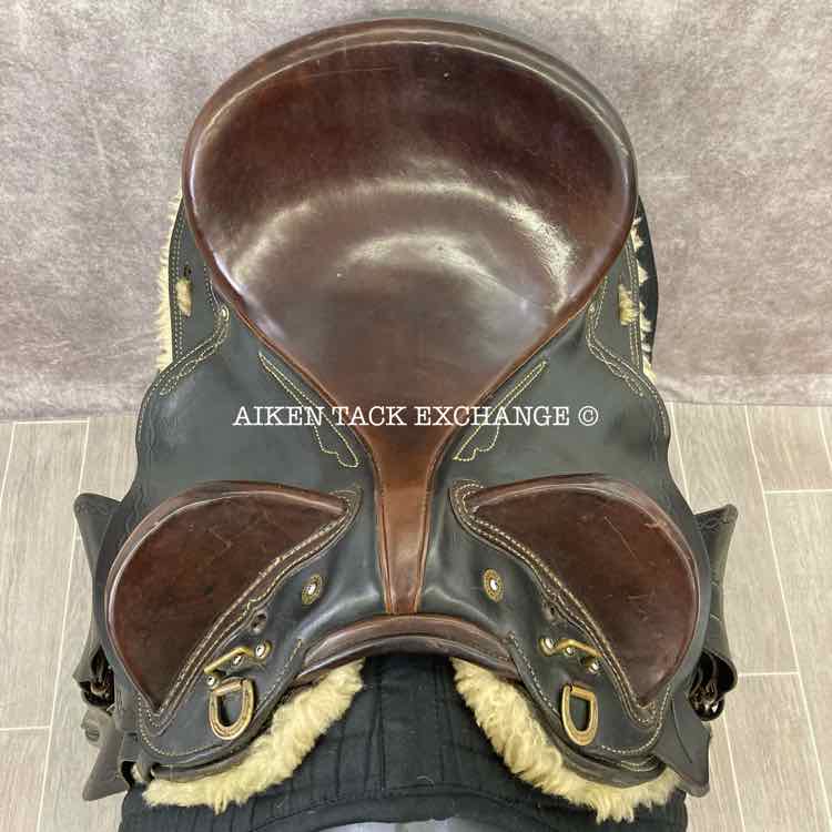 2012 Trevor James Northern Champion Drafter Australian Endurance Saddle, 16" Seat, Wide Tree - Full QH Bars