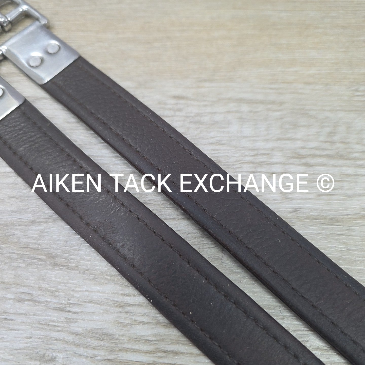 Bates Stirrup Leathers, Brown, 44"