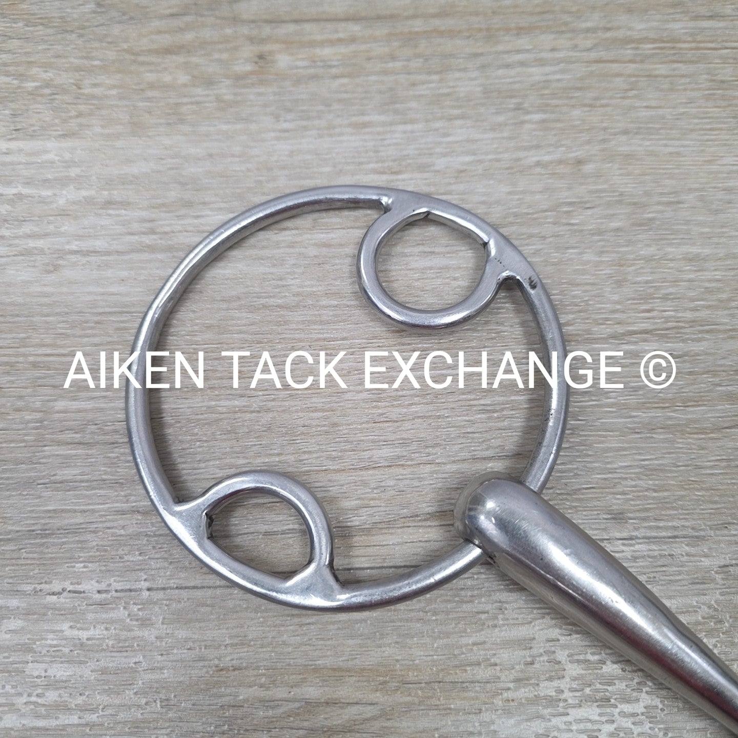 Single Joint Large Ring Beval Loop Gag Bit 5.5"
