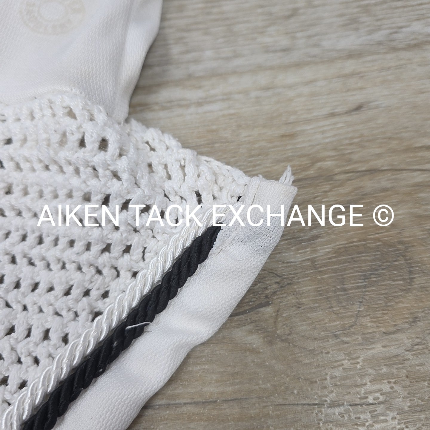 Dover Saddlery Riders International Piped Ear Bonnet, Size Full