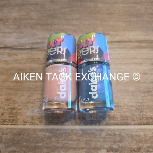 Claire's Jelly Sheers Polish - Set of 2