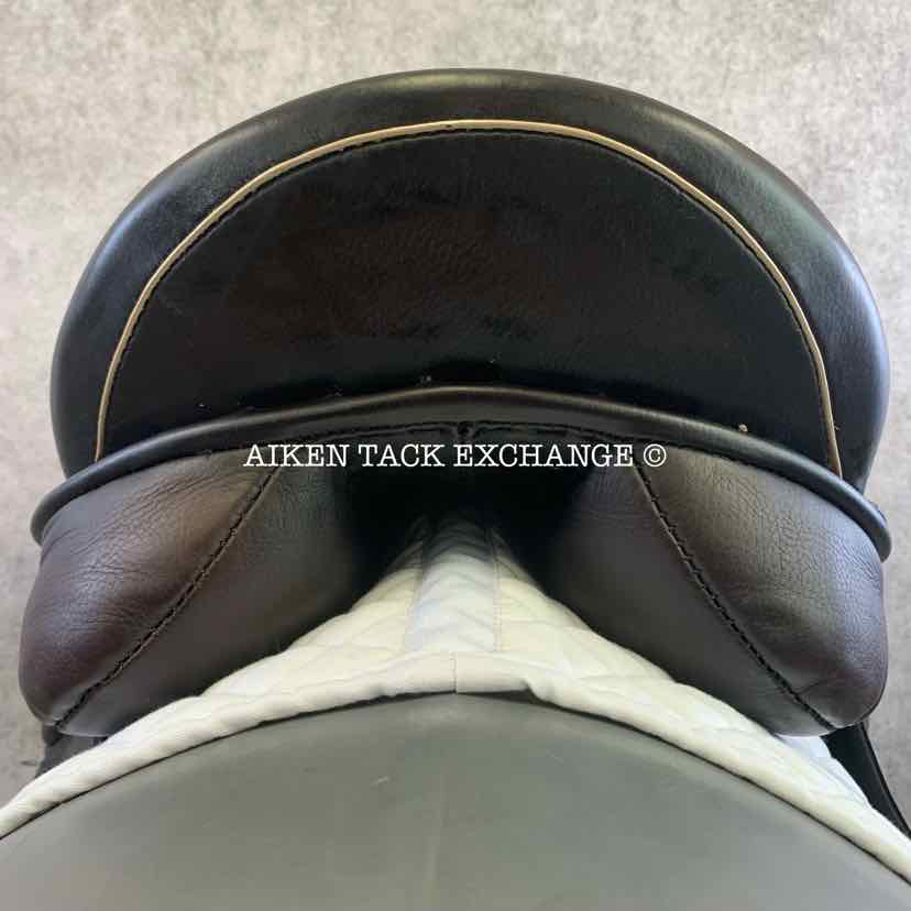 **SOLD** 2019 JRD Bella Dressage Saddle, 17.5" Seat, Medium Tree, Wool Flocked Panels