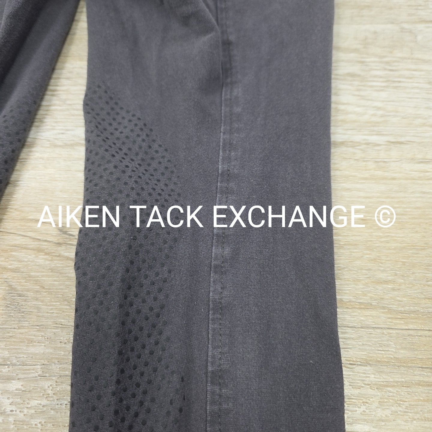 Dover Saddlery Riding Sport Silicone Grip Knee Patch Tights, Size 10