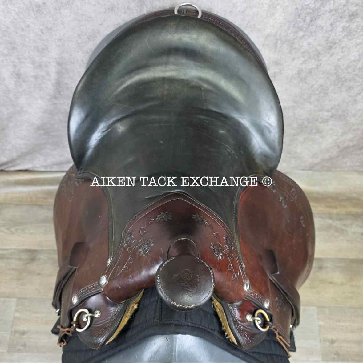 Eli Miller Buena Vista Saddle, 19" Seat, Wide Tree - Full QH Bars