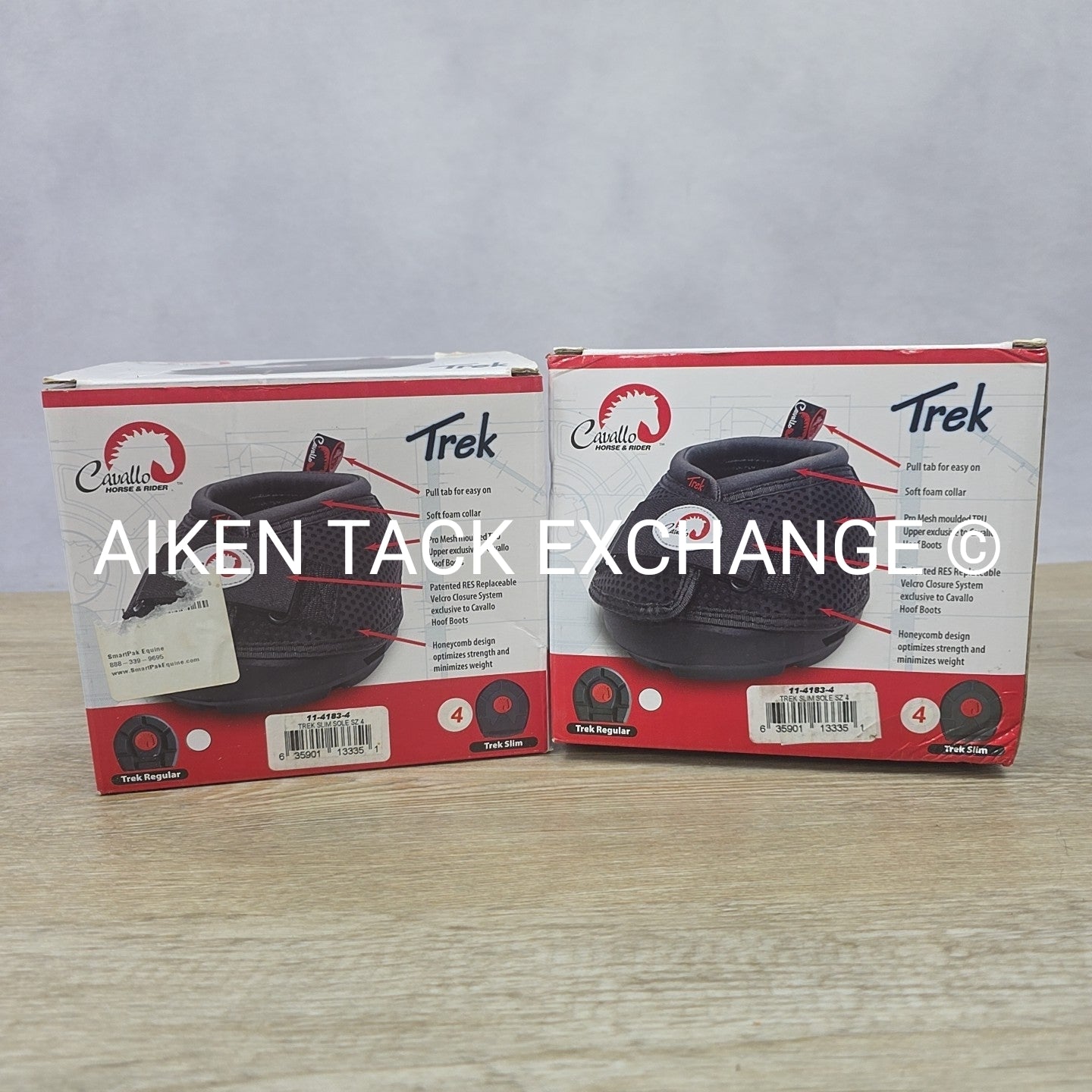 BARGAIN BUNDLE: 2 Cavallo Trek Boots, Size 4 Slim