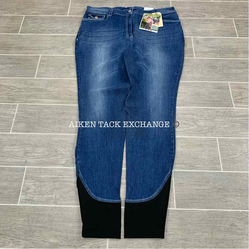 KL Select USG Marina Silicone Full Seat Breeches, Size 30 L